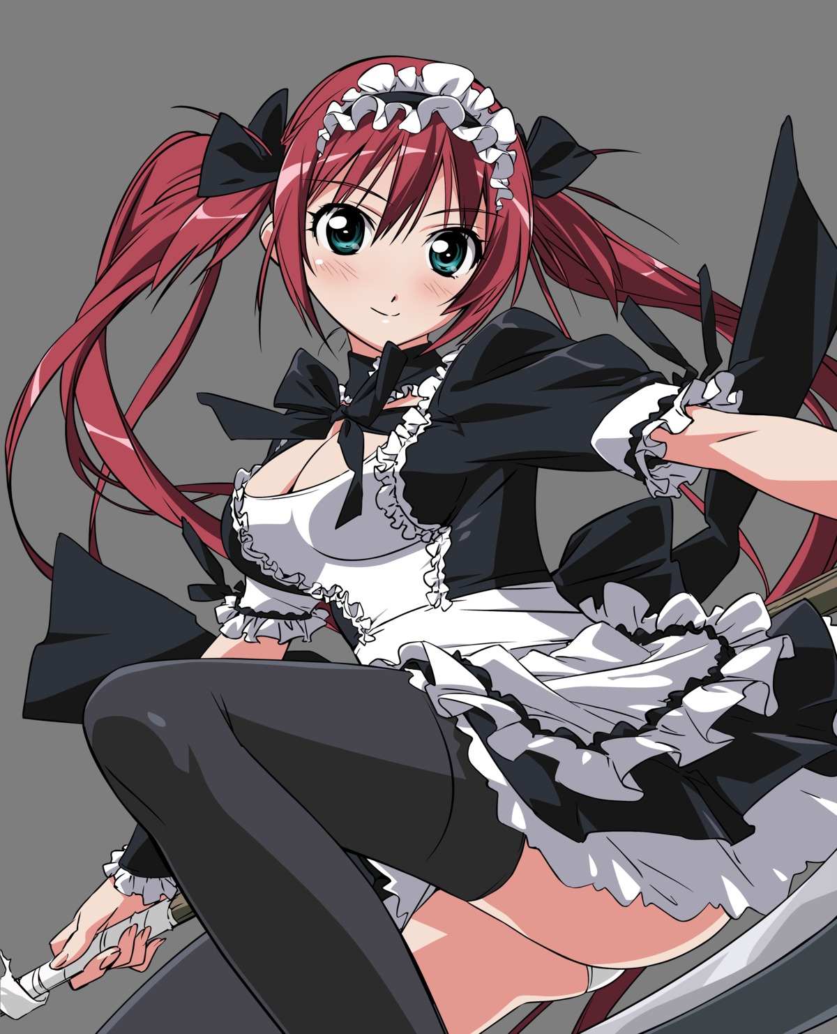 airi maid pantsu queen's_blade transparent_png vector_trace