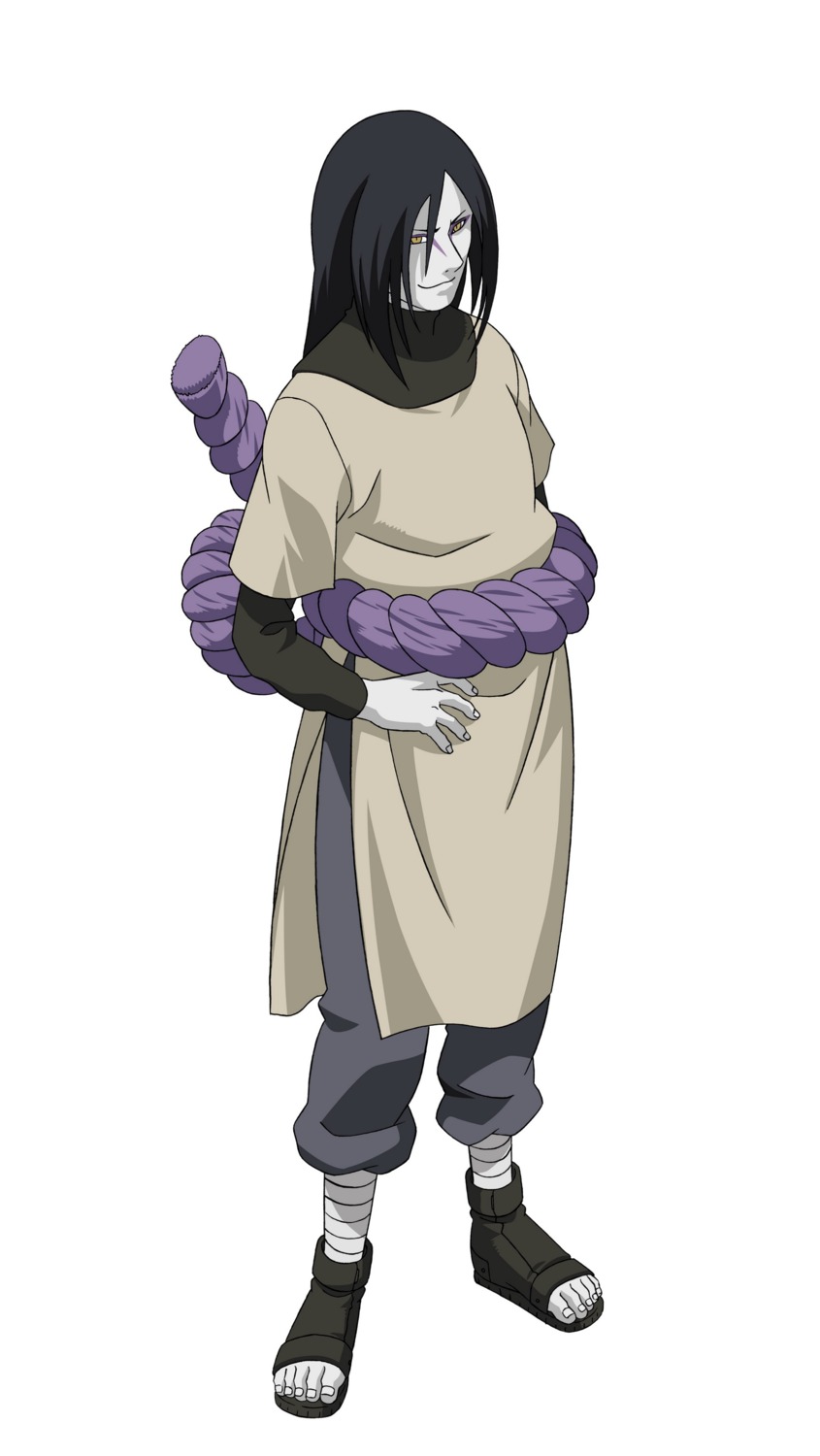 male naruto orochimaru vector_trace