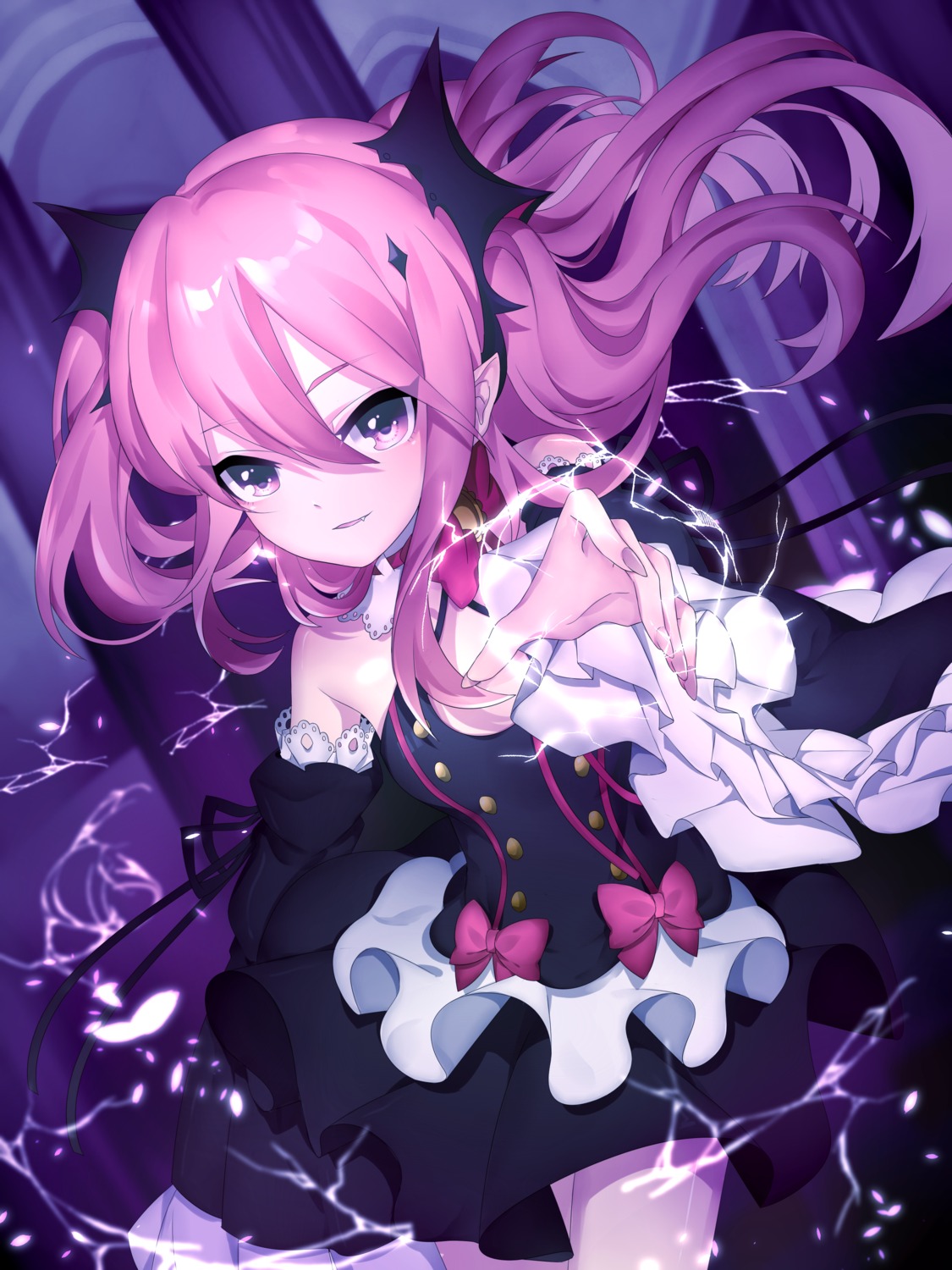 dress gothic_lolita krul_tepes lolita_fashion owari_no_seraph pointy_ears sky_hinata