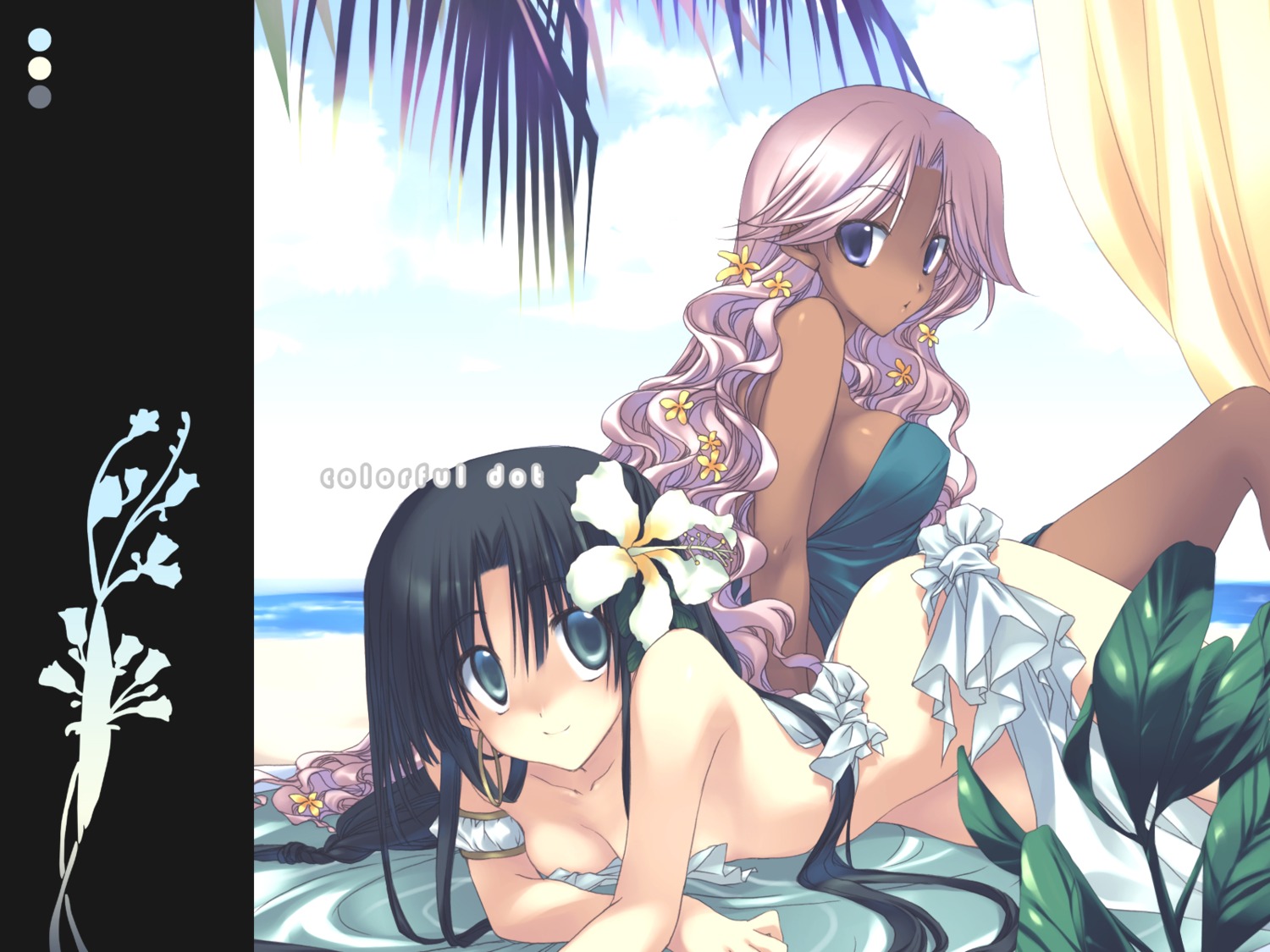 bikini mizuno_sao swimsuits undressing wallpaper