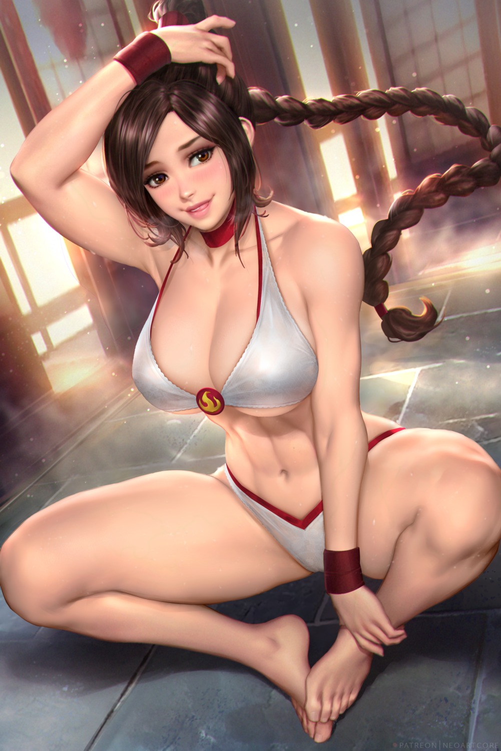 avatar_the_last_airbender bikini cameltoe nudtawut_thongmai swimsuits ty_lee