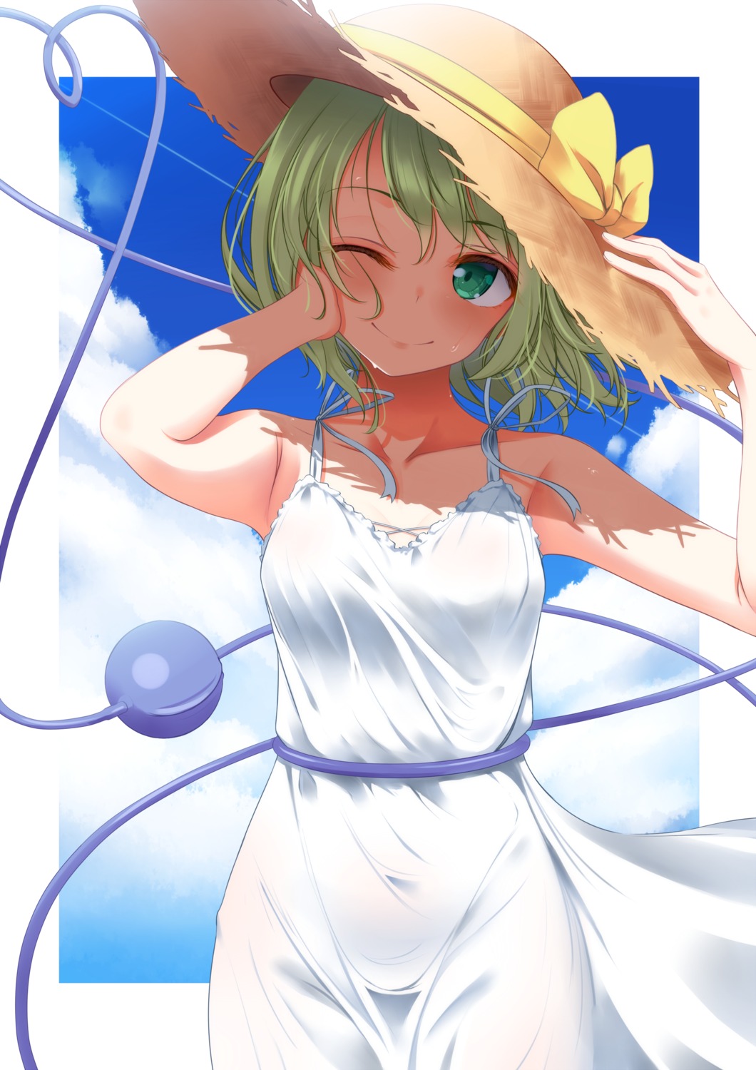 dress indica komeiji_koishi summer_dress touhou