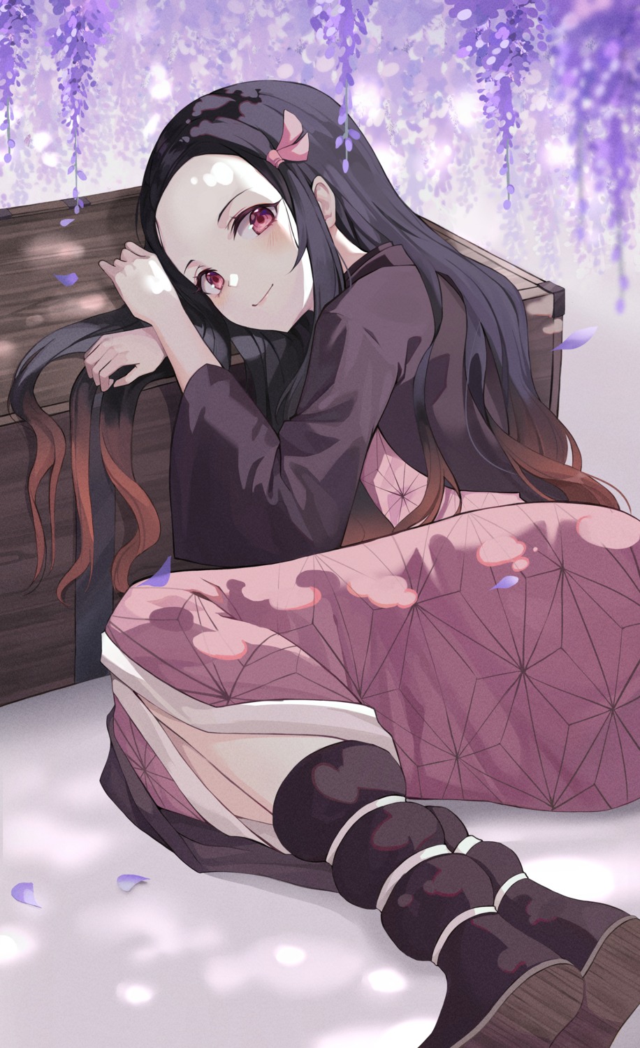 japanese_clothes kamado_nezuko kimetsu_no_yaiba tanchobee