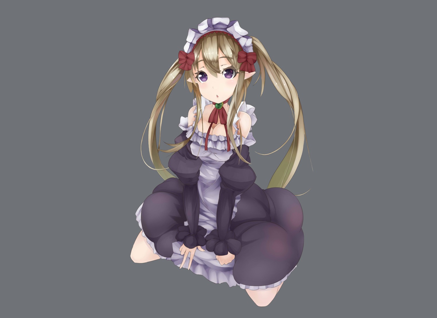 elf maid myuseru_foaran outbreak_company pointy_ears skullhead06