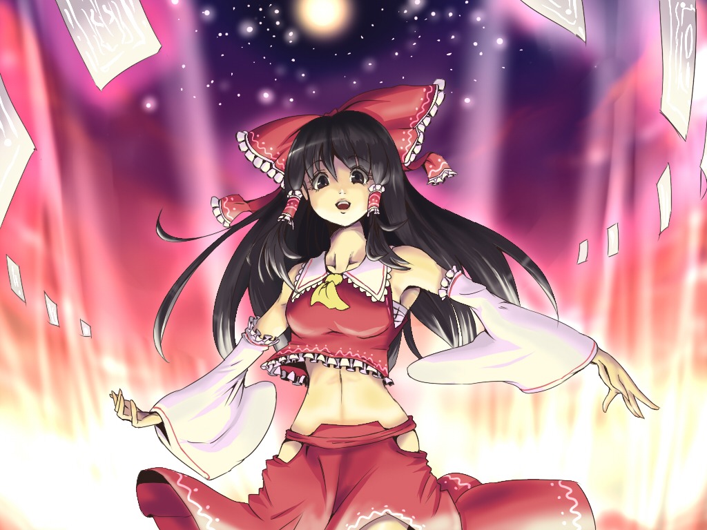 aryus hakurei_reimu touhou wallpaper