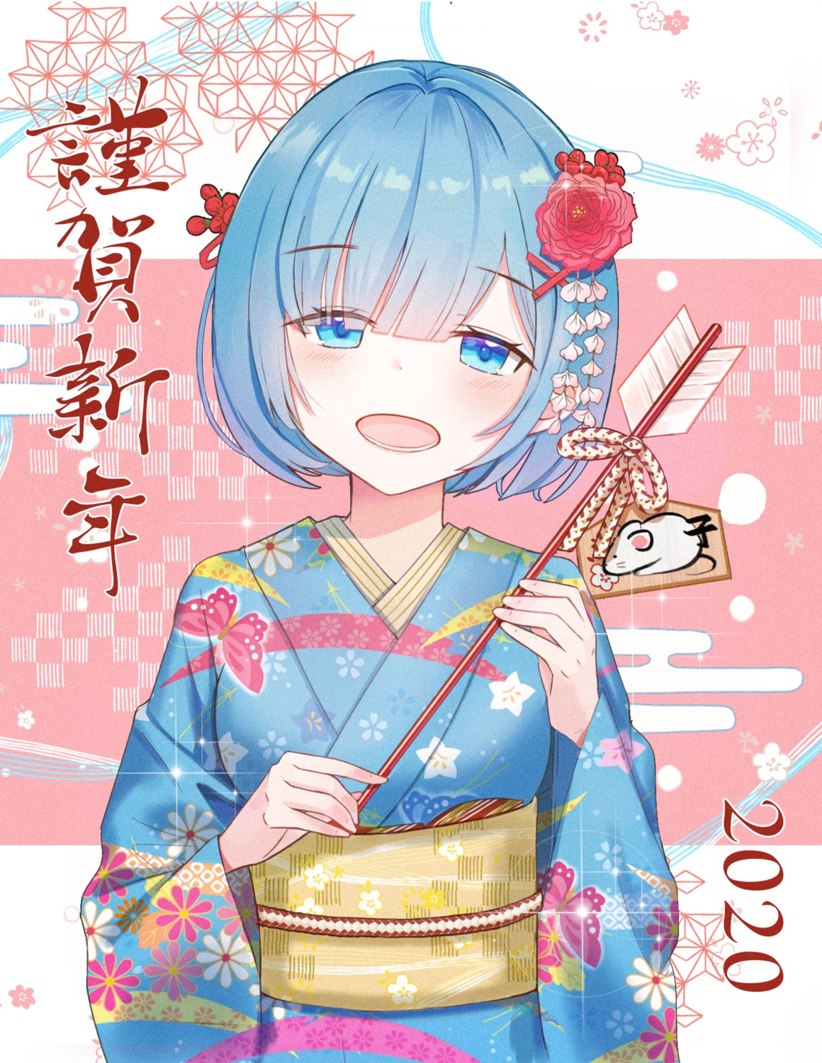 iren_lovel kimono re_zero_kara_hajimeru_isekai_seikatsu rem_(re_zero)