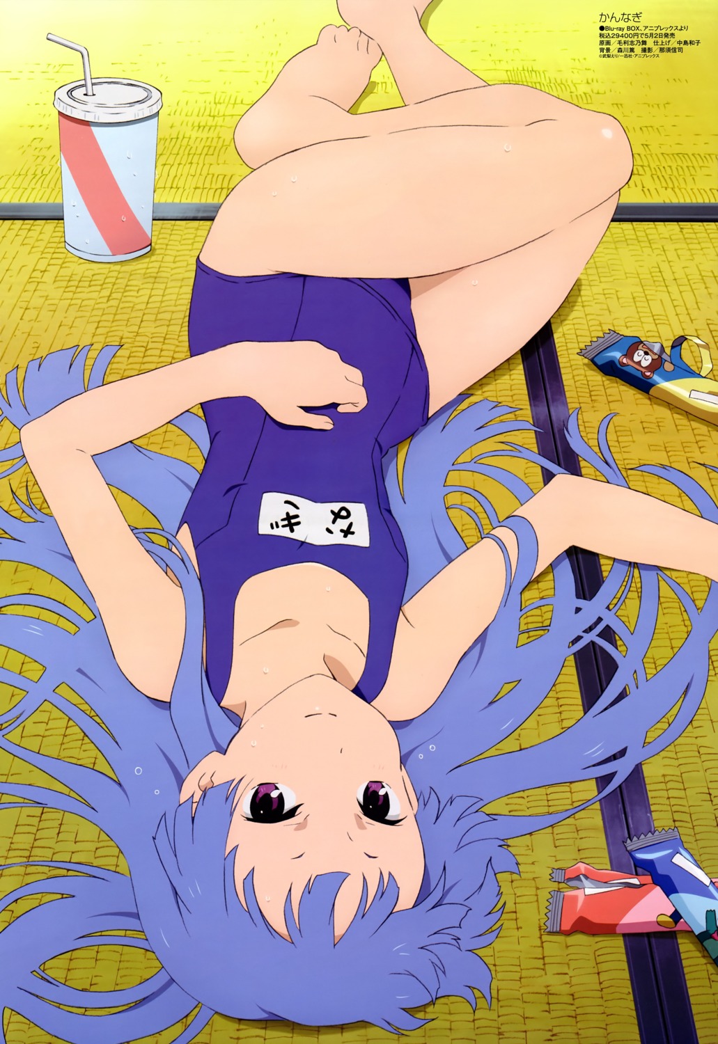 kannagi_crazy_shrine_maidens mori_shinobu nagi school_swimsuit swimsuits