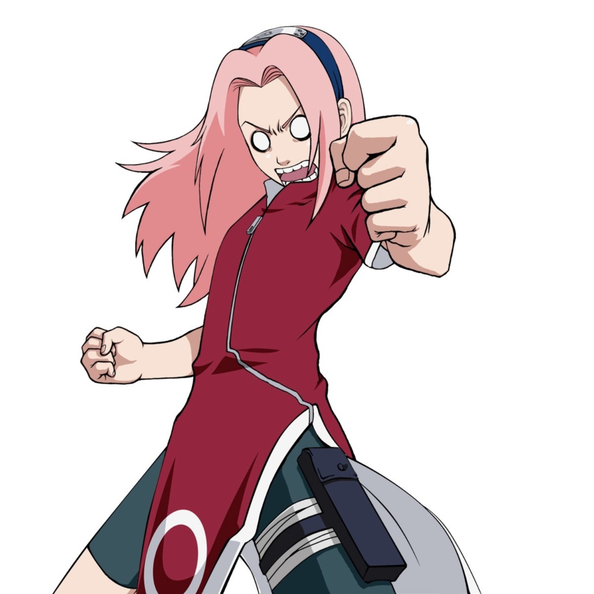 haruno_sakura naruto vector_trace