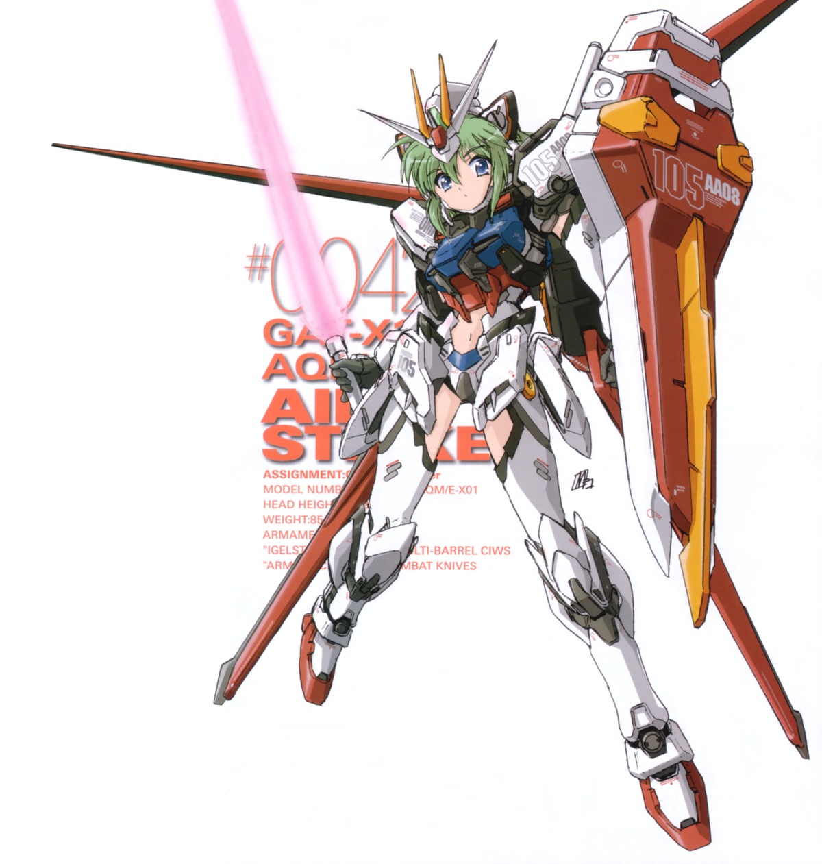 akitaka_mika gundam mecha_musume