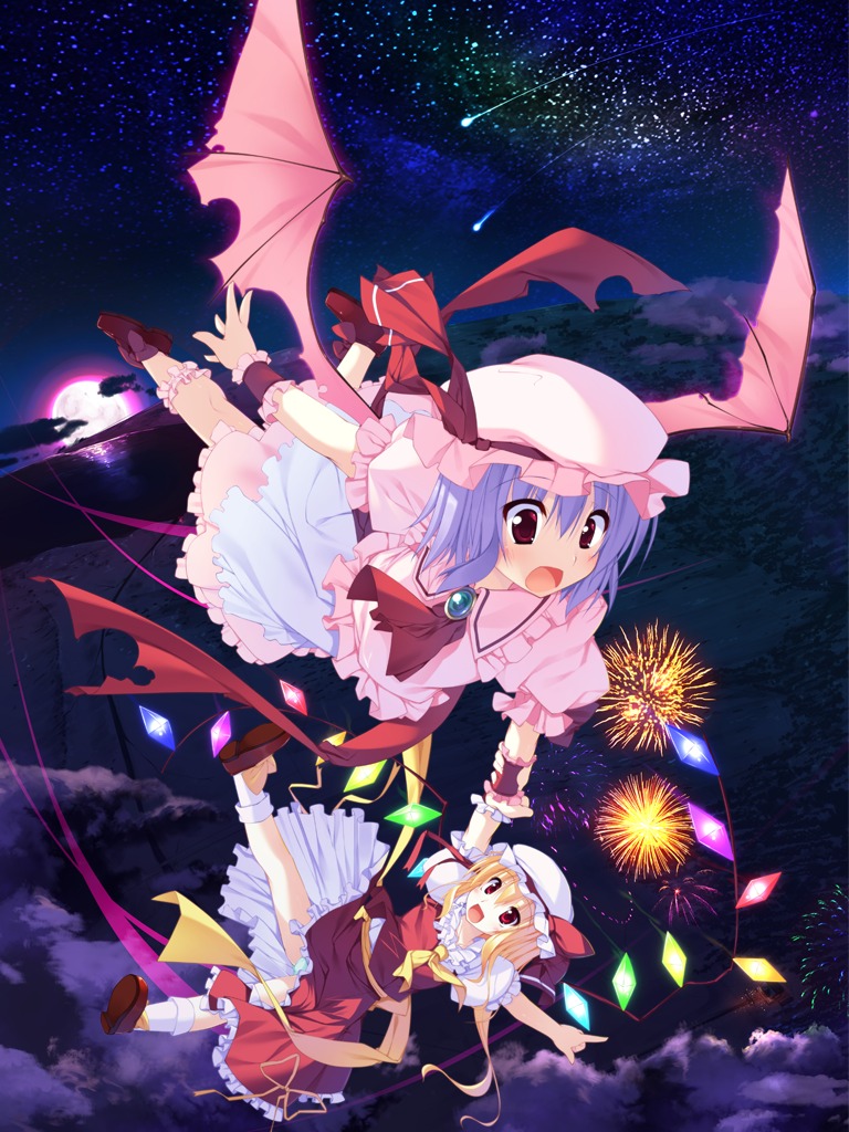 flandre_scarlet remilia_scarlet t-ray touhou