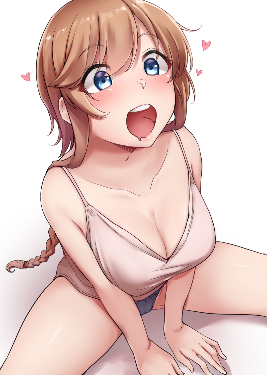 cleavage kantai_collection kiritto no_bra pantsu teruzuki_(kancolle)