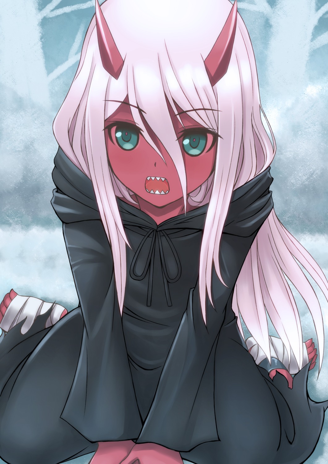 darling_in_the_franxx horns sawwei005 zero_two_(darling_in_the_franxx)