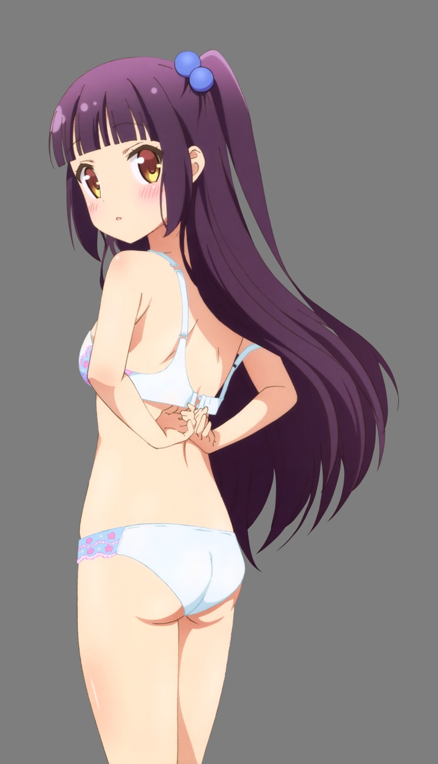 ass bra hinako_note nakajima_yua pantsu sodeyama_mami transparent_png undressing