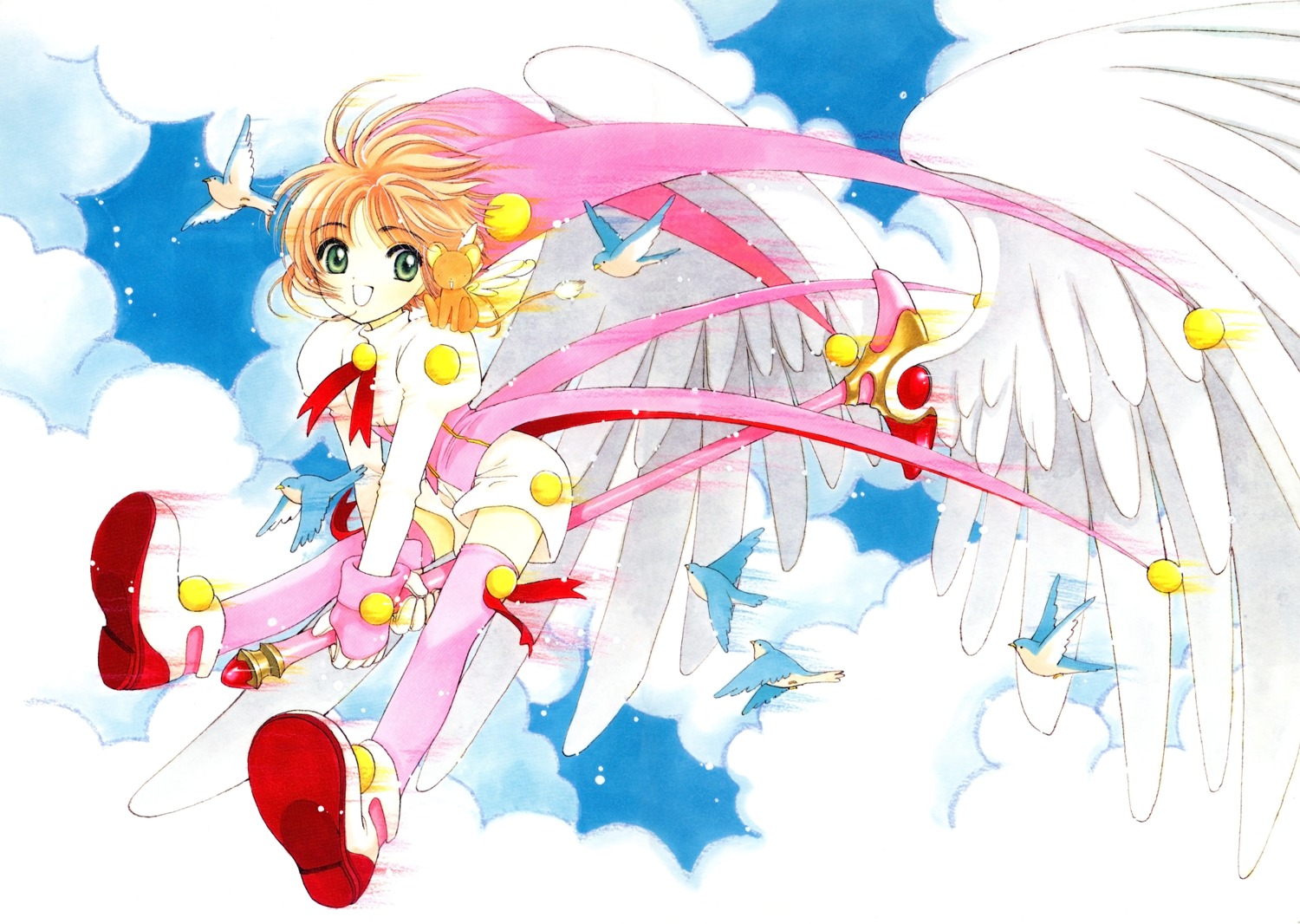 card_captor_sakura clamp kerberos kinomoto_sakura possible_duplicate