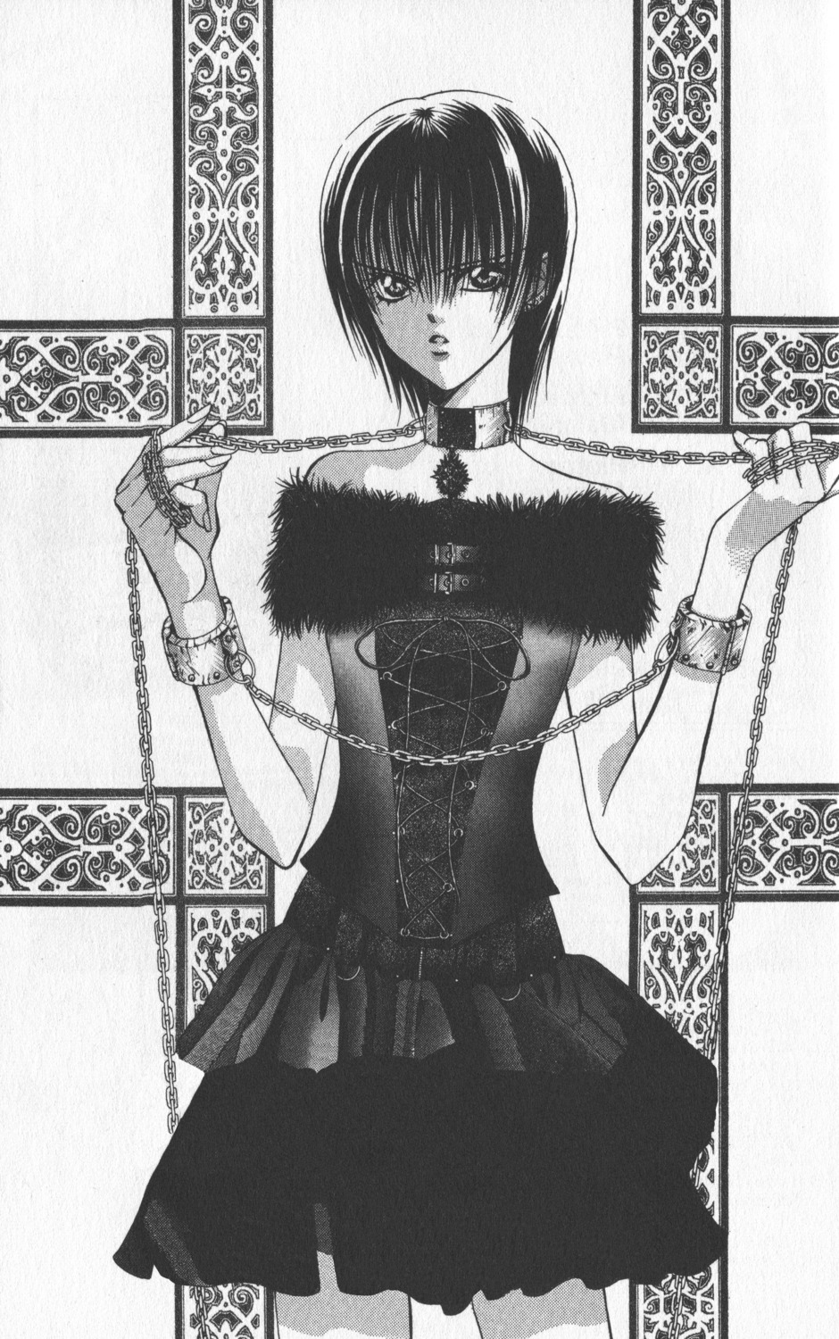 dress mogami_kyouko monochrome nakamura_yoshiki skip_beat