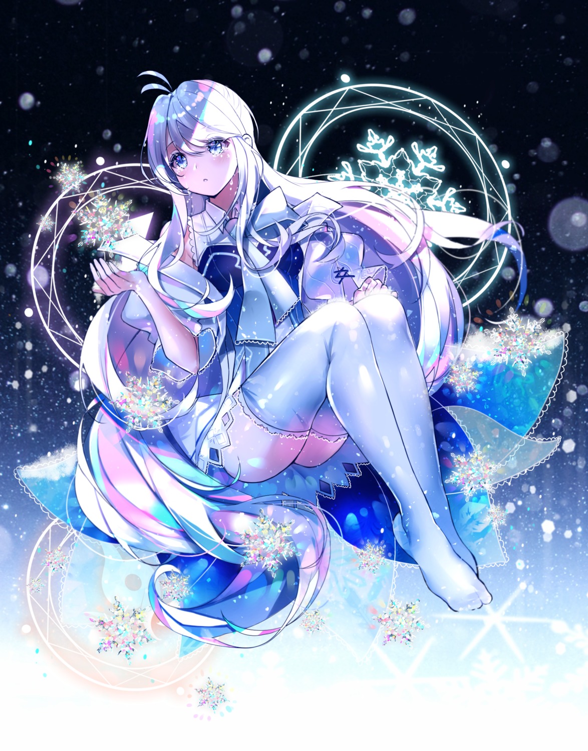 aisha_(elsword) elsword feet lium thighhighs