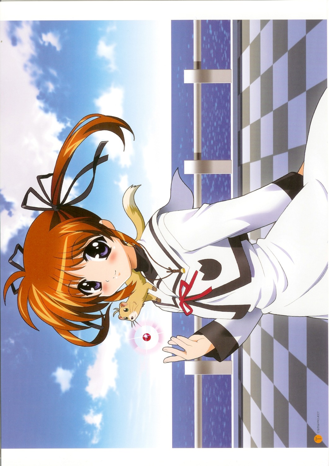 mahou_shoujo_lyrical_nanoha okuda_yasuhiro screening seifuku takamachi_nanoha yuuno_scrya