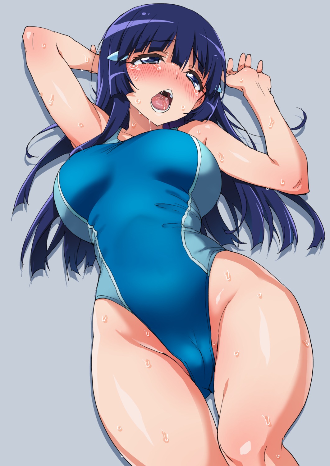 aoki_reika cameltoe mutyakai pretty_cure smile_precure! swimsuits wet