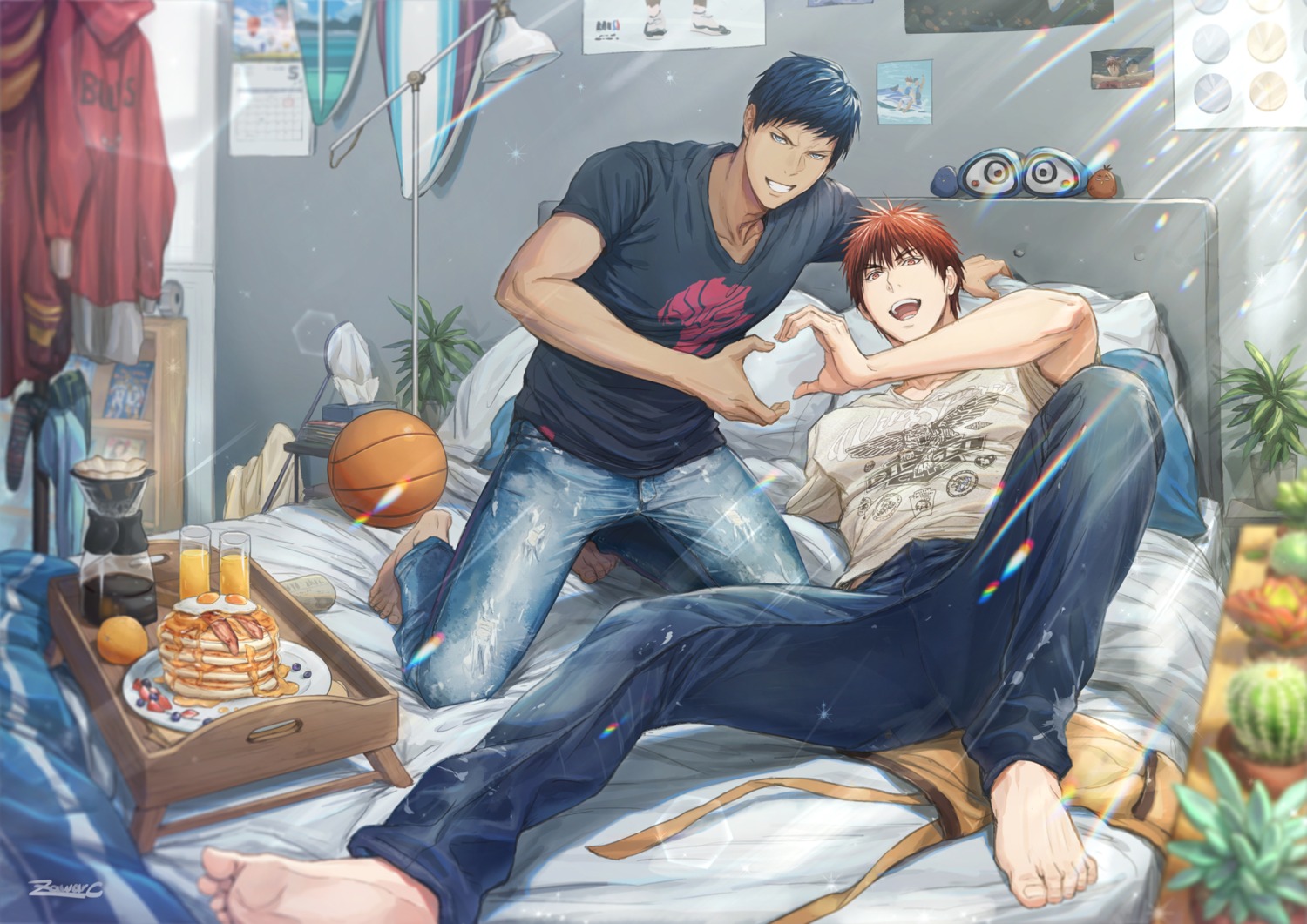 Aomine x Reader x Kagami - Kagami-rio