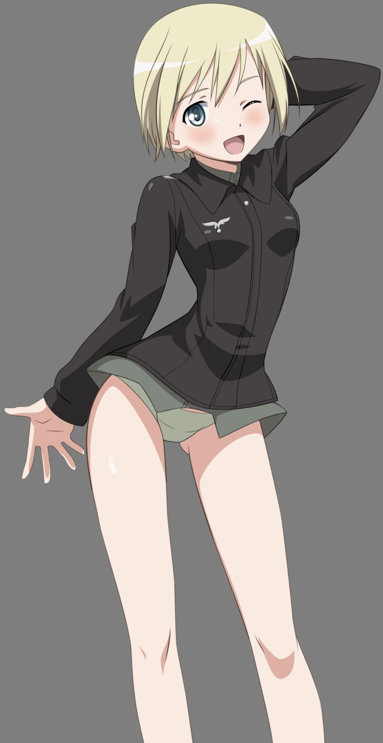 erica_hartmann strike_witches transparent_png vector_trace
