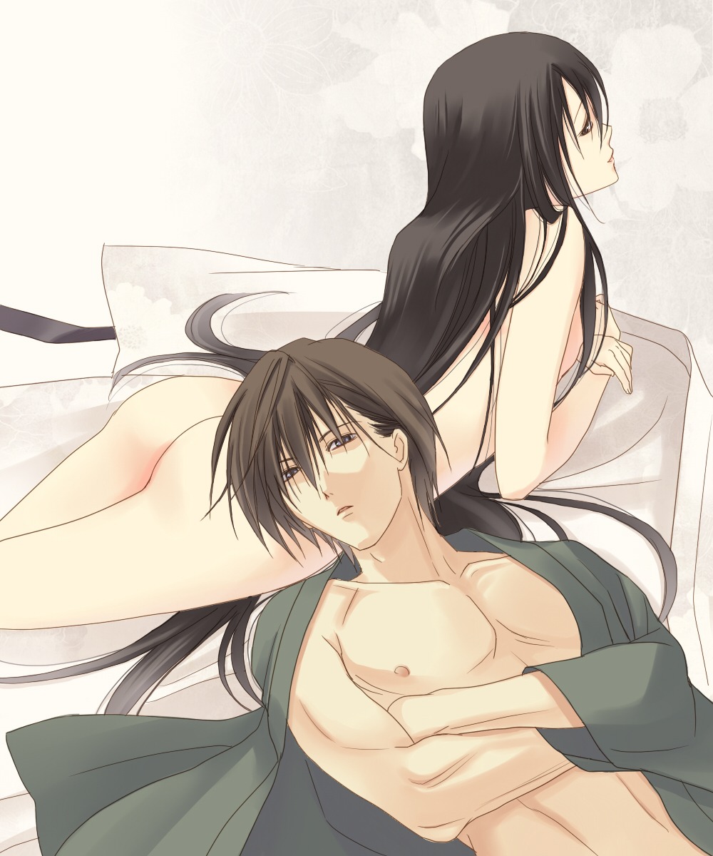 ass fuuchouin_kazuki get_backers kakei_juubei male naked papillon10 trap