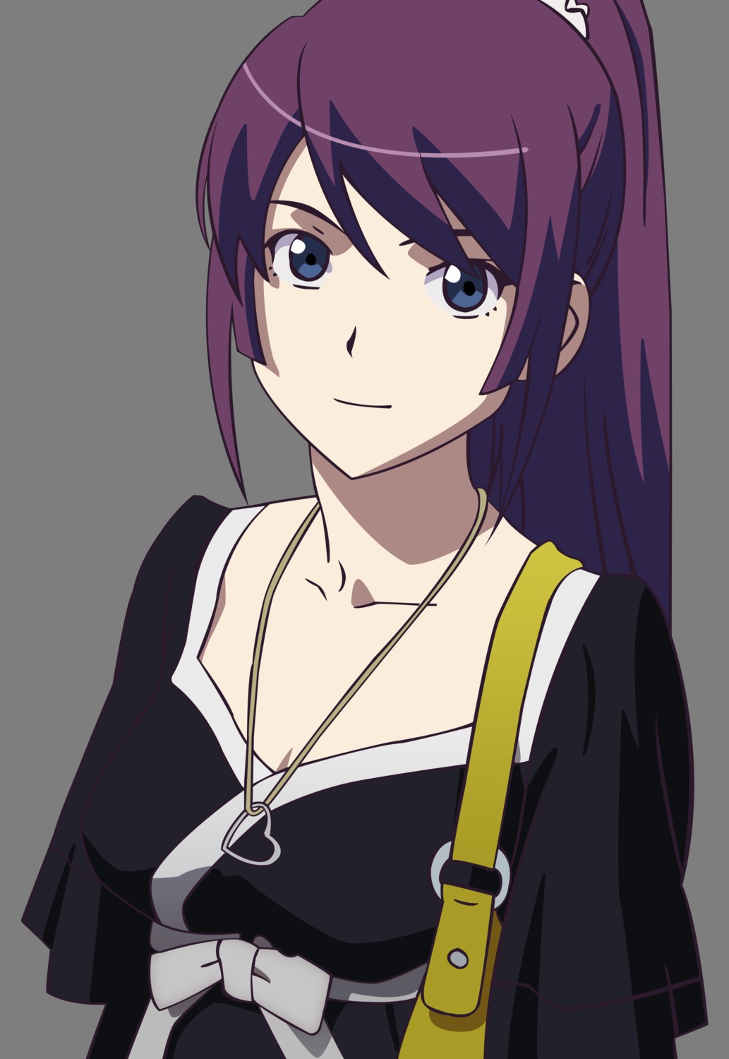 bakemonogatari monogatari_(series) senjougahara_hitagi transparent_png vector_trace