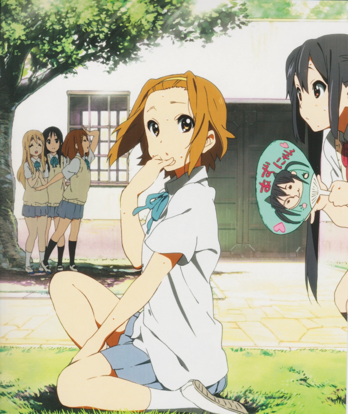 akiyama_mio hirasawa_yui horiguchi_yukiko k-on! kotobuki_tsumugi nakano_azusa screening seifuku sweater tainaka_ritsu