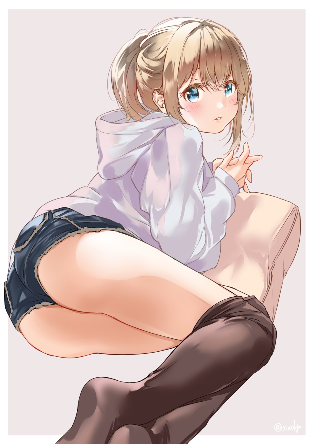 ass koji_(kojikojimdw) thighhighs