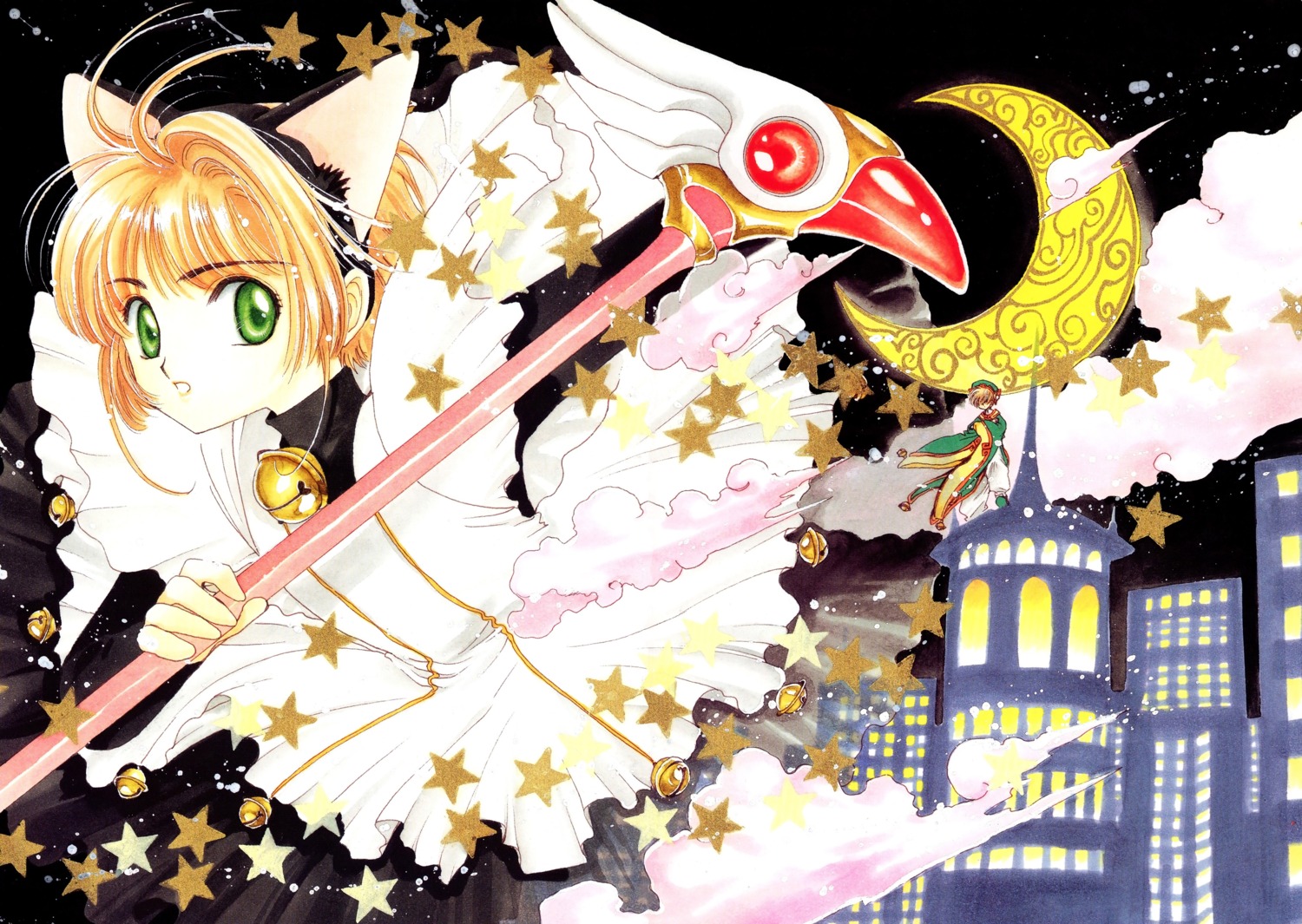 card_captor_sakura clamp fixed kinomoto_sakura li_syaoran