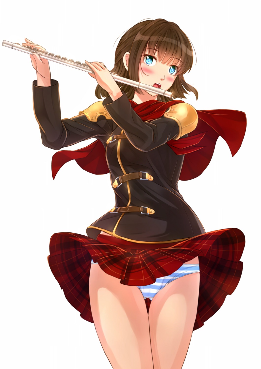 duece final_fantasy final_fantasy_type-0 kazeno pantsu seifuku shimapan