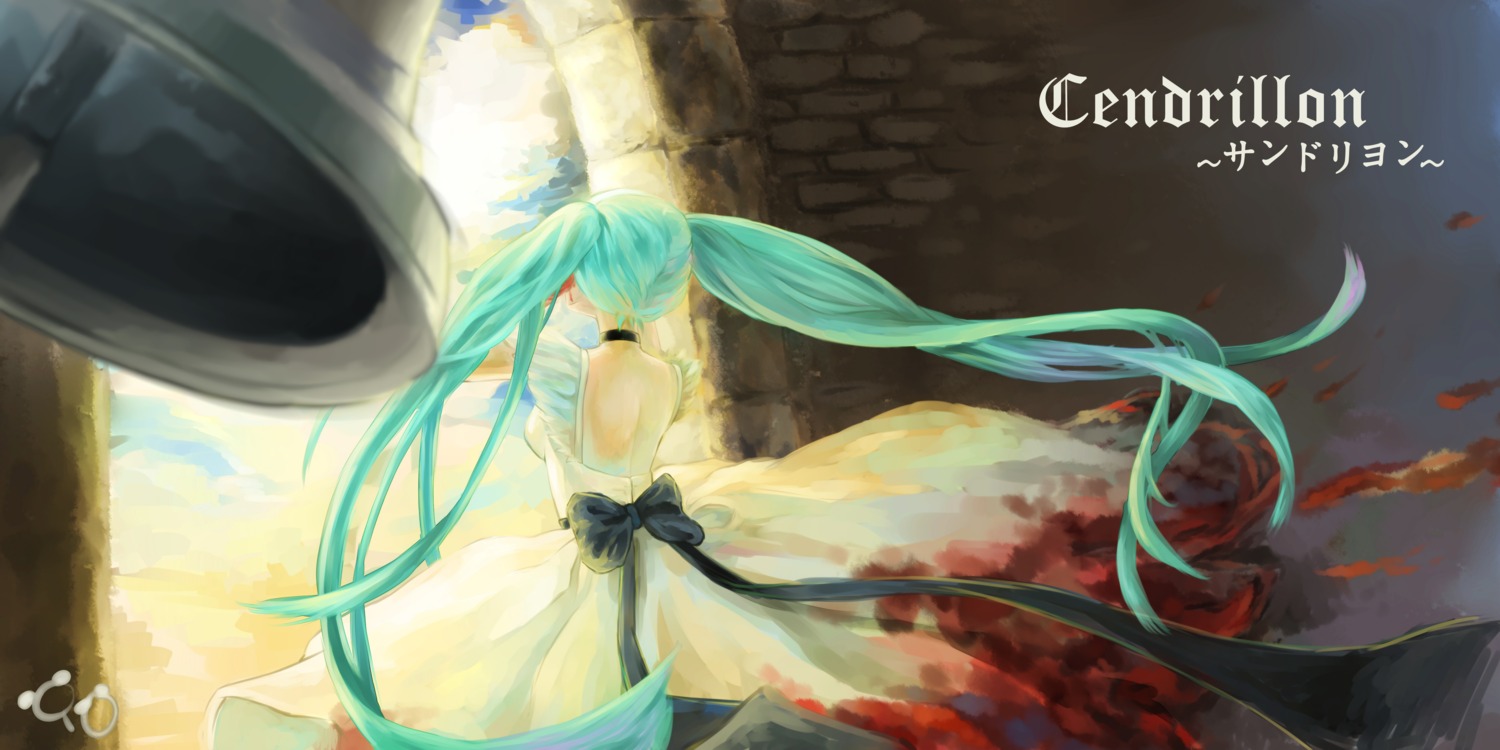 blood dress hatsune_miku vocaloid yu_(dryads)