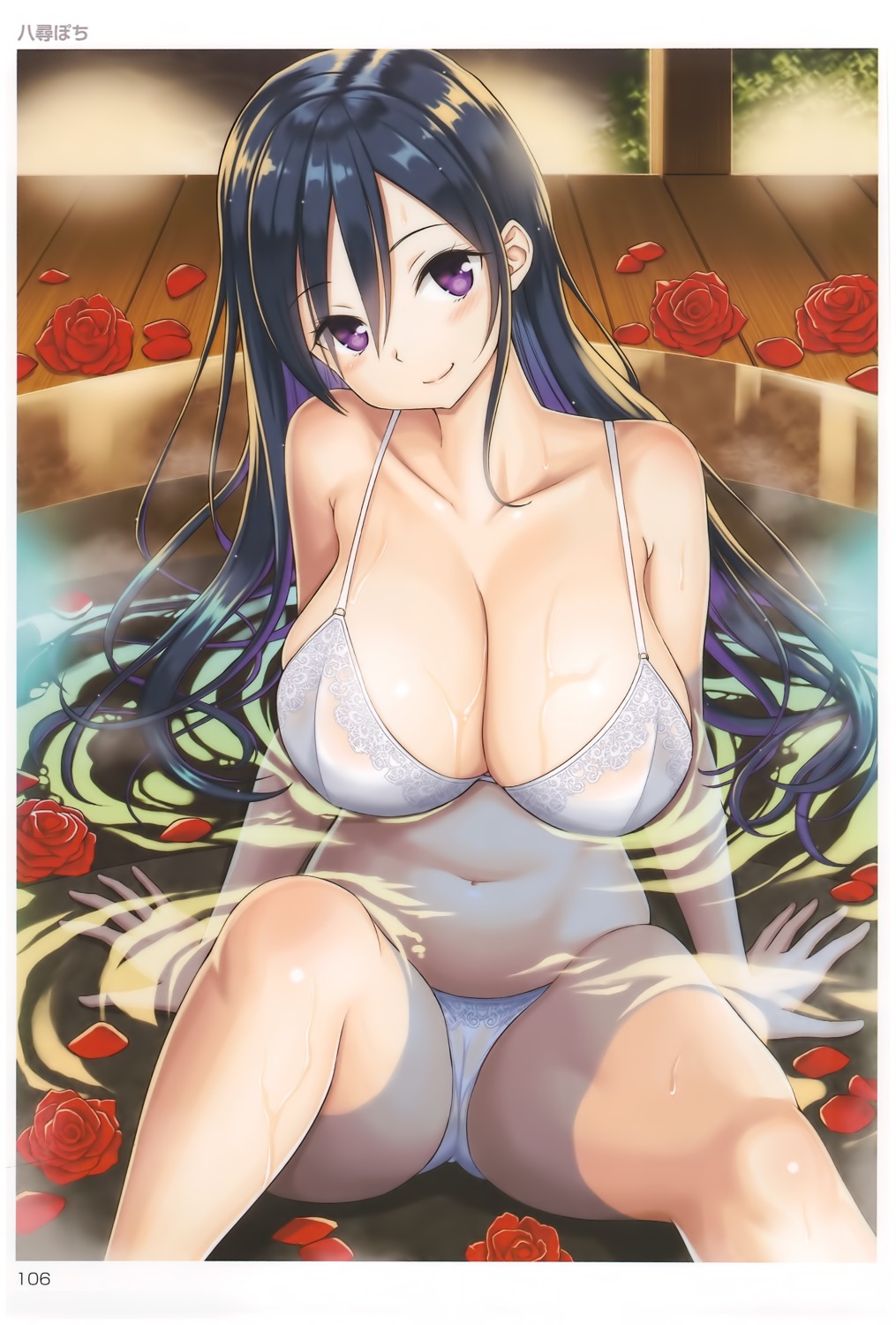 bathing bra breasts cameltoe cleavage onsen pantsu toranoana wet yahiro_pochi