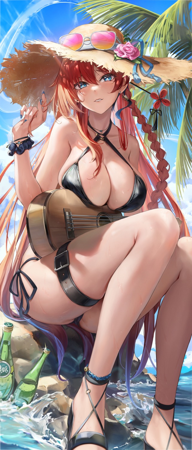 aoi_13 bikini garter guitar megane swimsuits thong