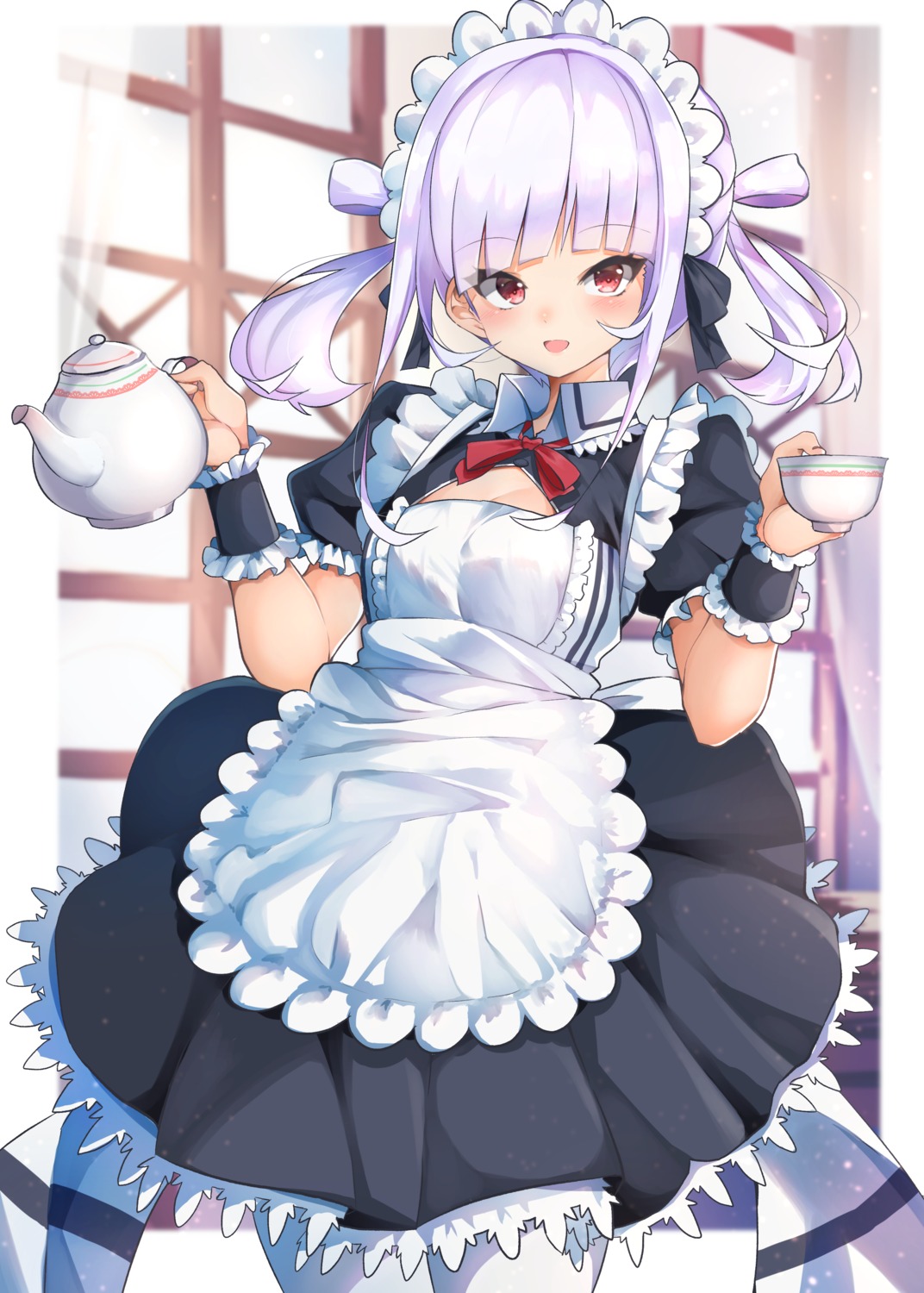 cleavage maid mizuno_tera