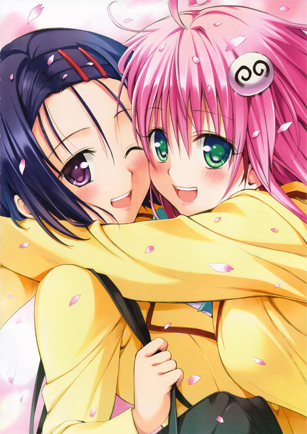 lala_satalin_deviluke sairenji_haruna seifuku to_love_ru yabuki_kentarou