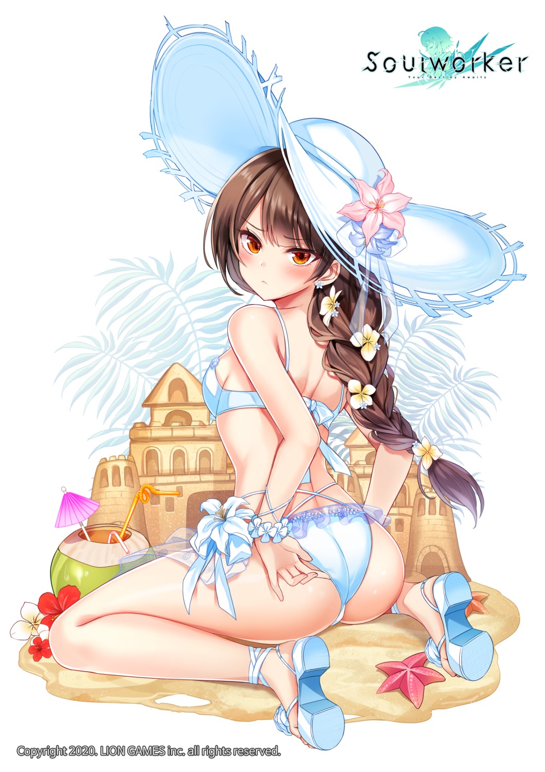 ass bikini heels maett soul_worker swimsuits thong