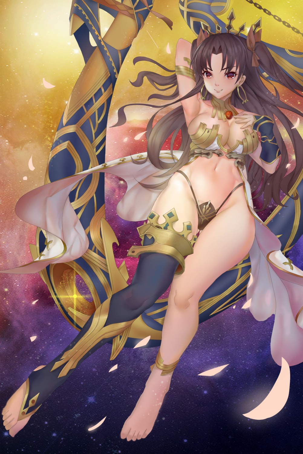 armor bikini_armor fate/grand_order ishtar_(fate/grand_order) mag thighhighs