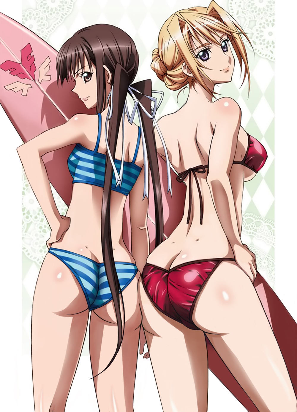 ass bikini detexted jpeg_artifacts princess_lover! seika_houjouin swimsuits sylvia_van_hossen