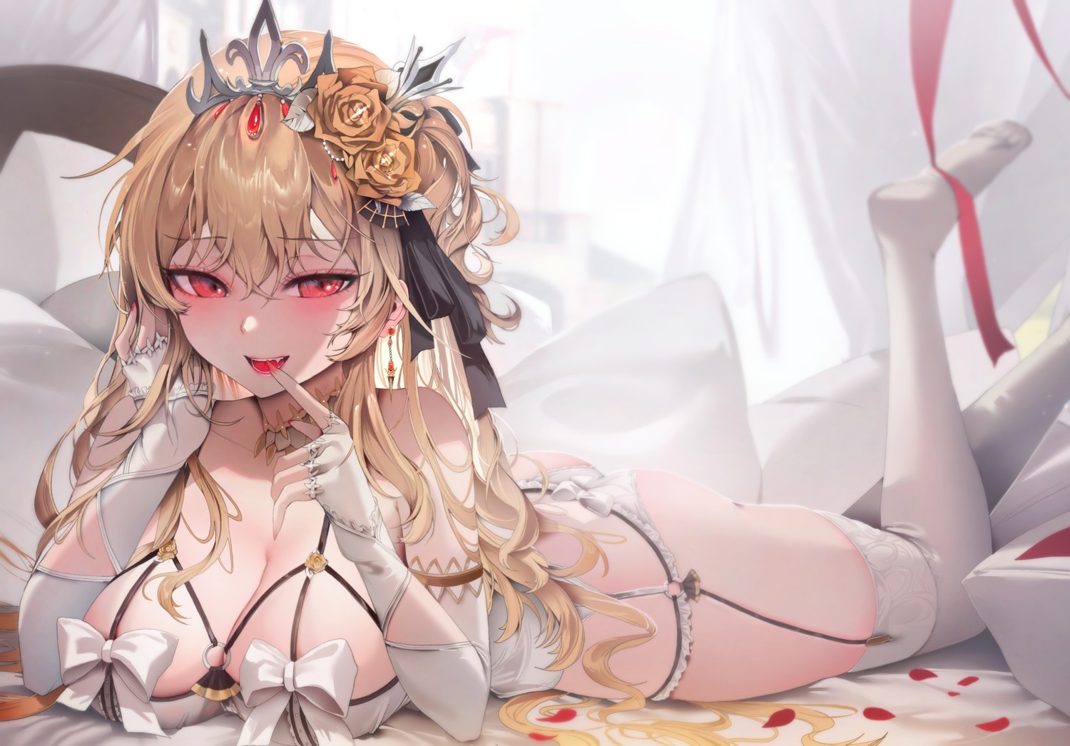 cream_(cream) lingerie pantsu stockings thighhighs zerocat