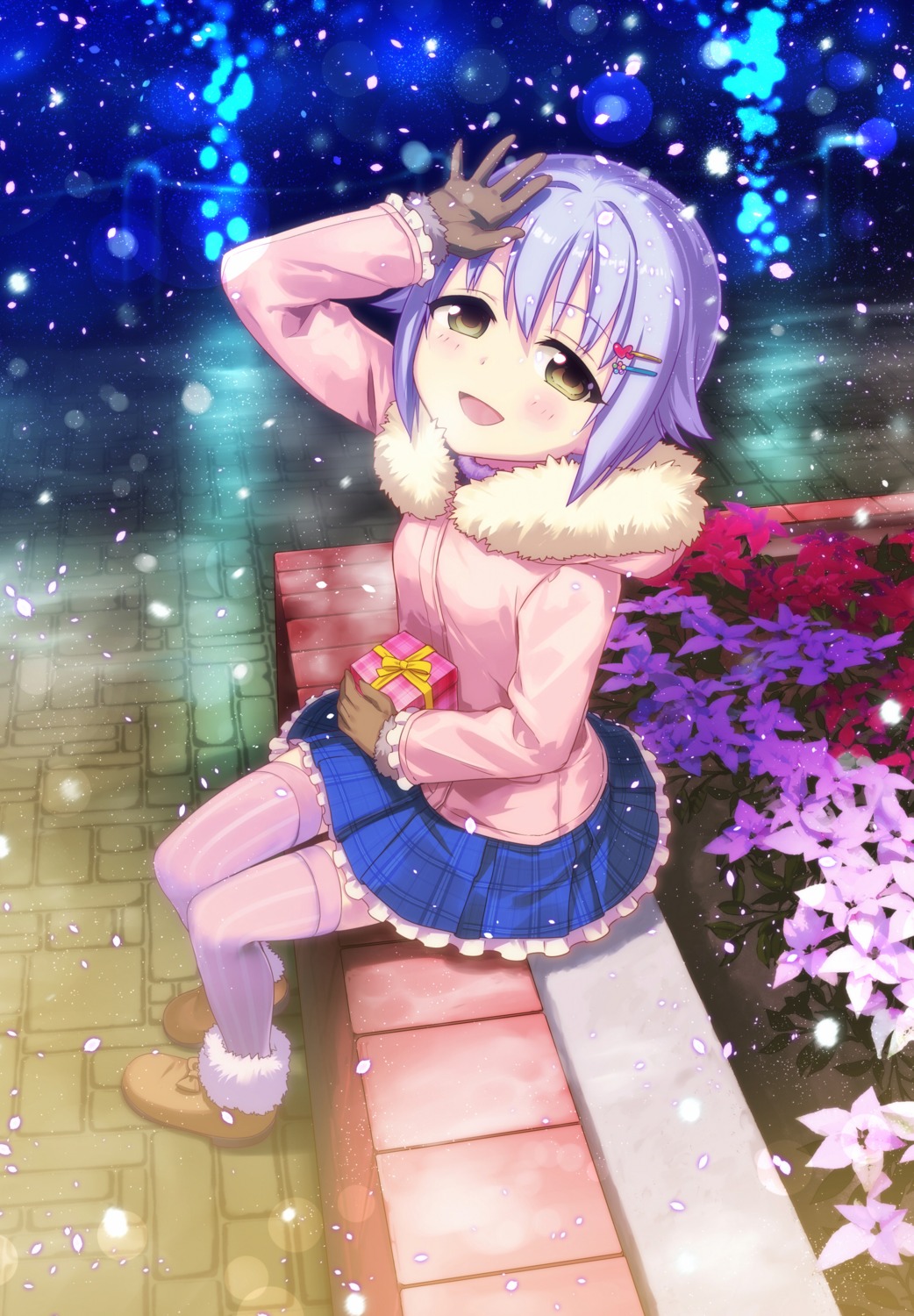 koshimizu_sachiko the_idolm@ster the_idolm@ster_cinderella_girls thighhighs uni