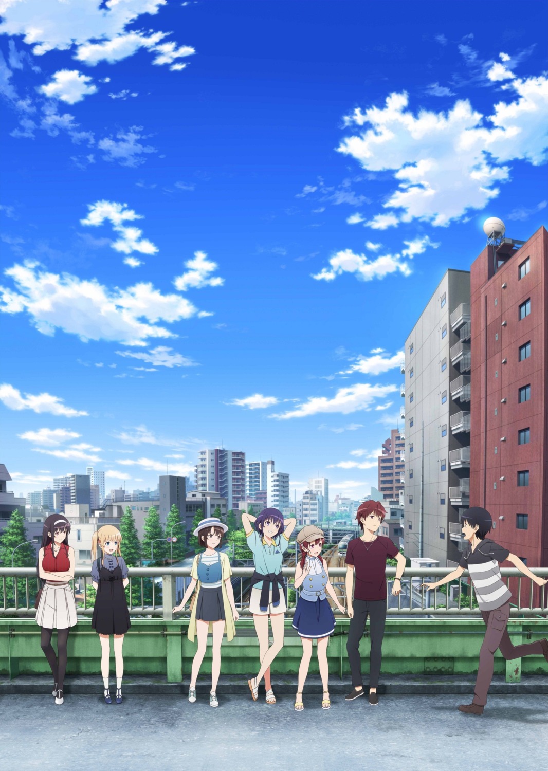 aki_tomoya dress hashima_iori hashima_izumi hyoudou_michiru kasumigaoka_utaha katou_megumi landscape pantyhose saenai_heroine_no_sodatekata saenai_heroine_no_sodatekata_fine sawamura_spencer_eriri tagme