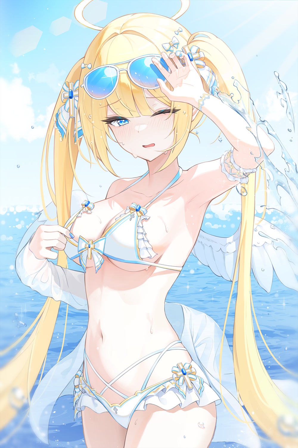 angel bikini kira_(kira78718520) lucy_(kira78718520) megane swimsuits