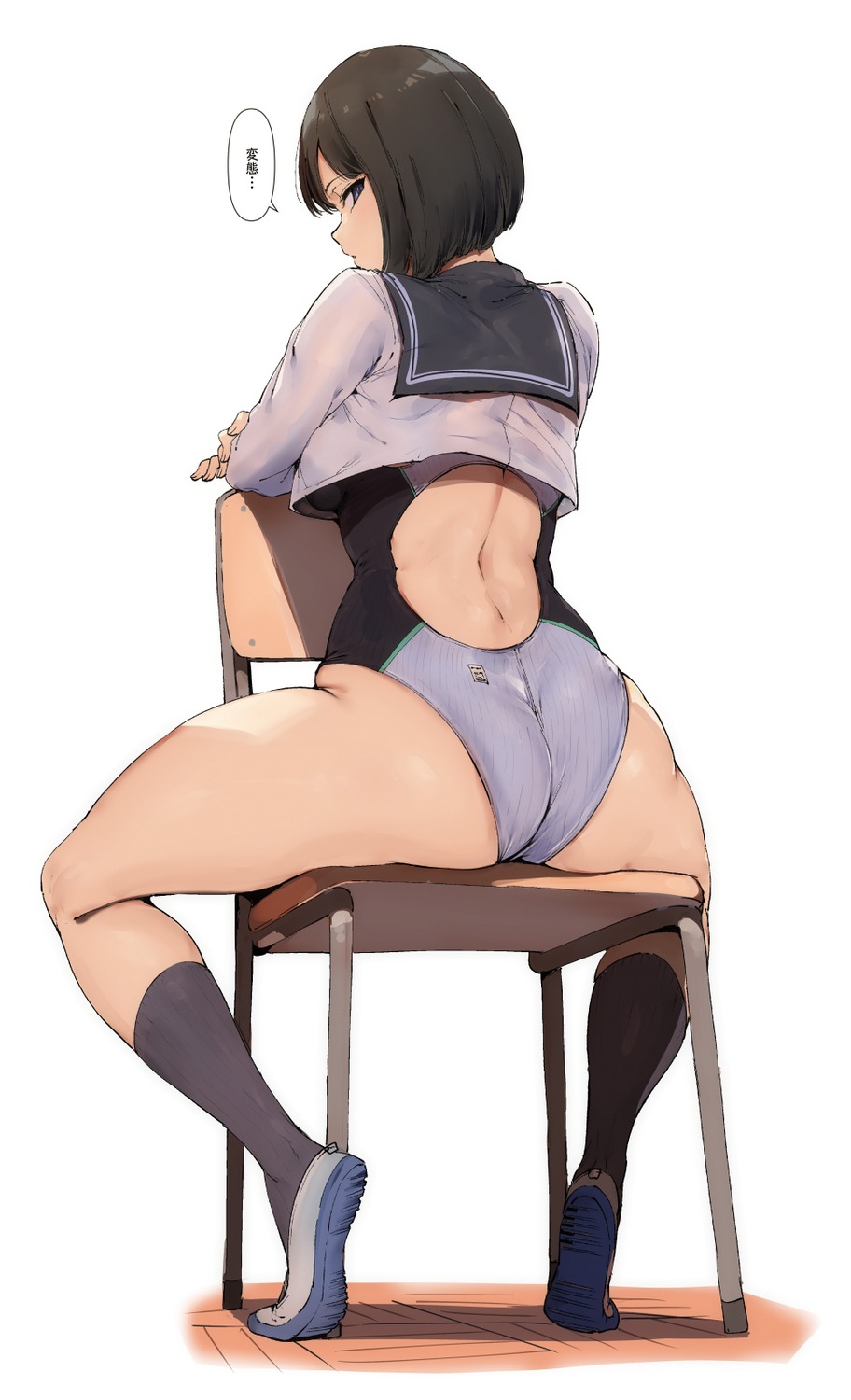 alp ass seifuku swimsuits