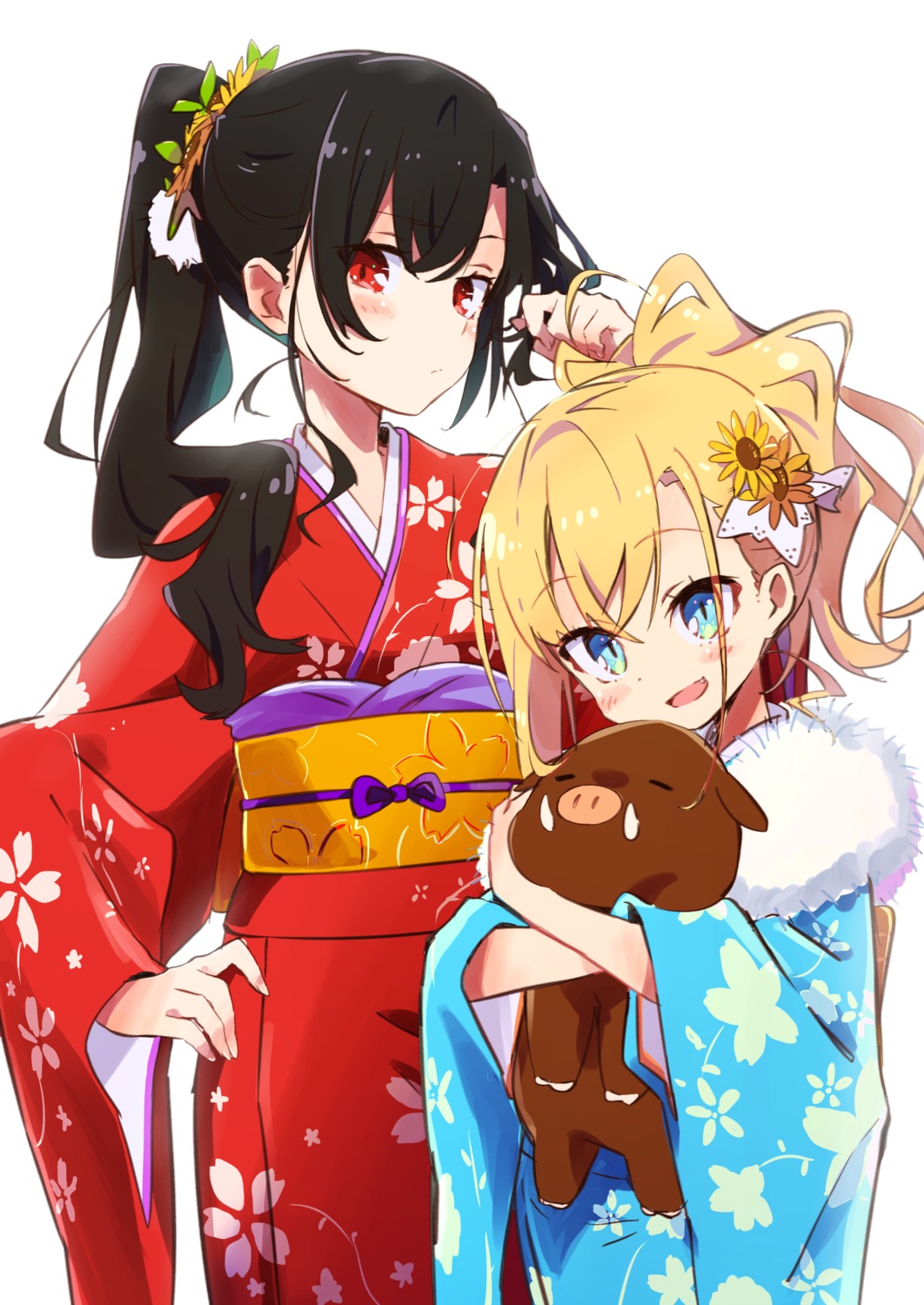 amaryllis_gumi kimono kotohara_hinari tama_(tama-s)