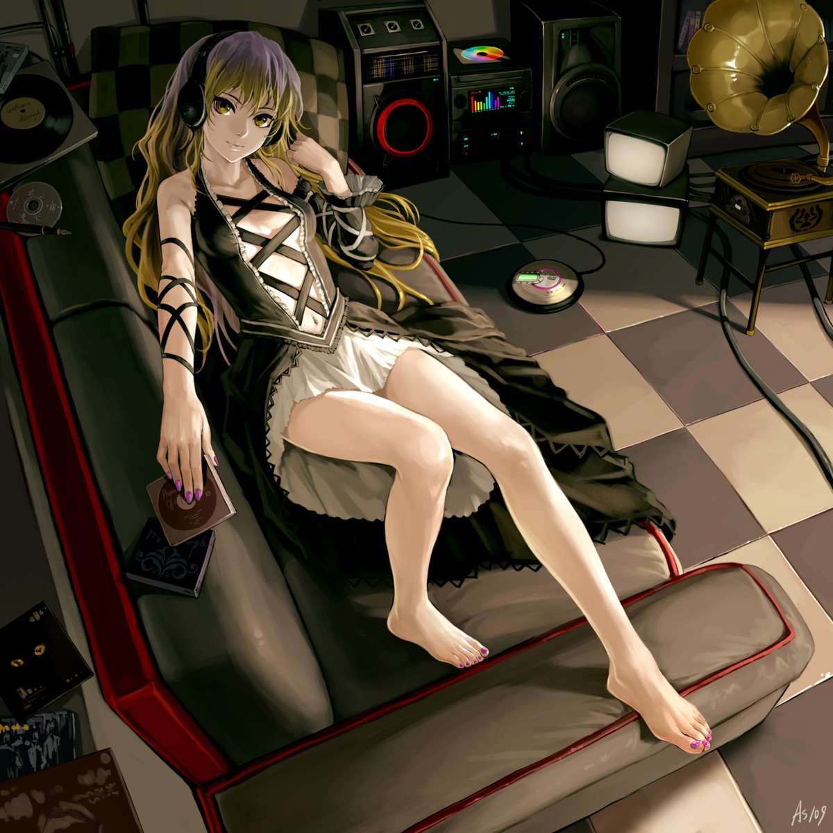 g_scream headphones hijiri_byakuren touhou