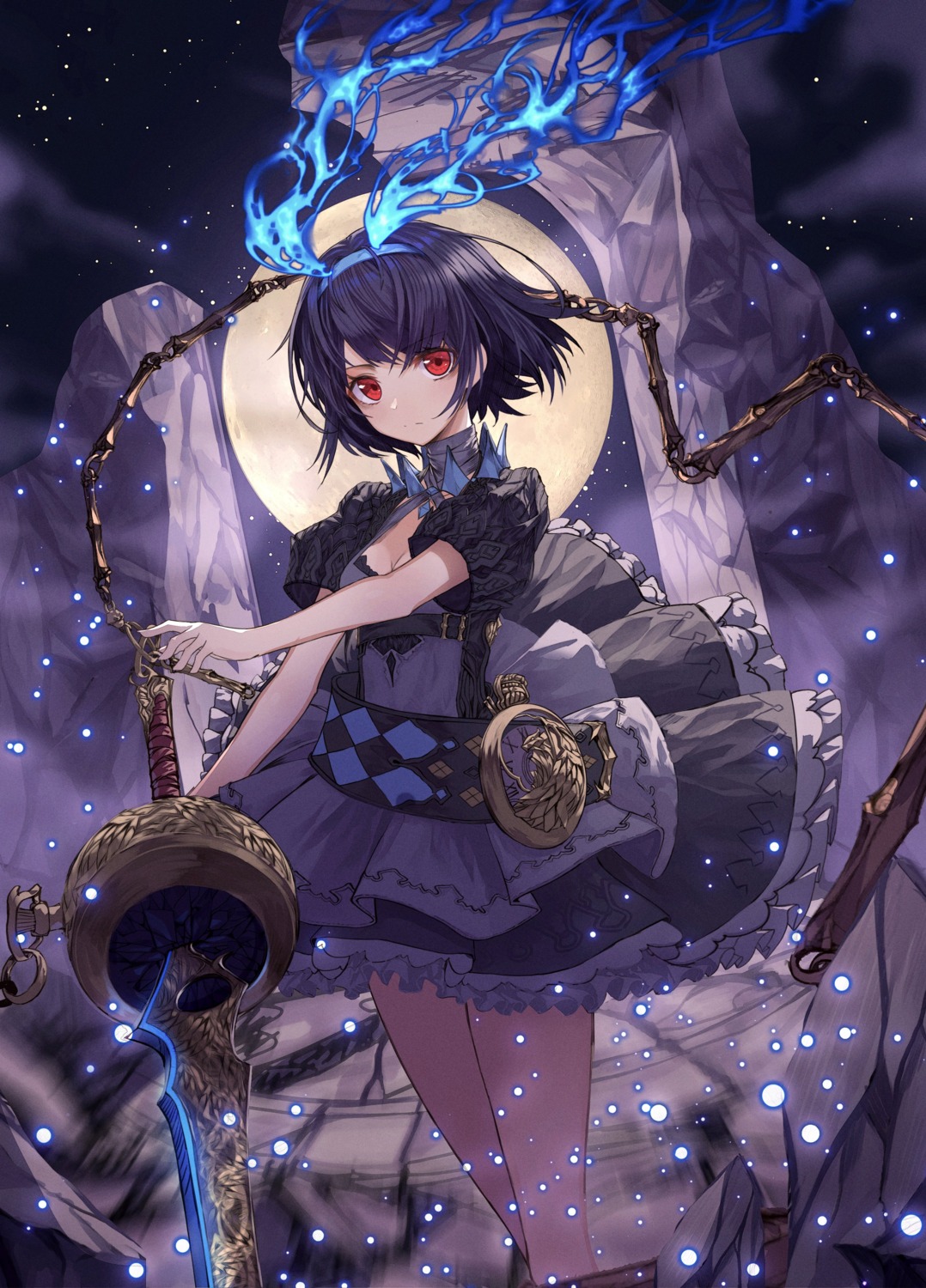 alice_(sinoalice) cleavage dress lota sinoalice sword