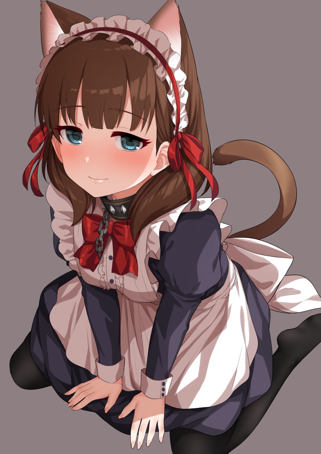 animal_ears go-1 maid nekomimi sakuma_mayu tail the_idolm@ster the_idolm@ster_cinderella_girls