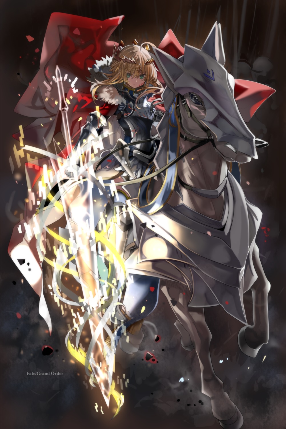 armor artoria_pendragon_(lancer) fate/grand_order shino_(eefy) weapon