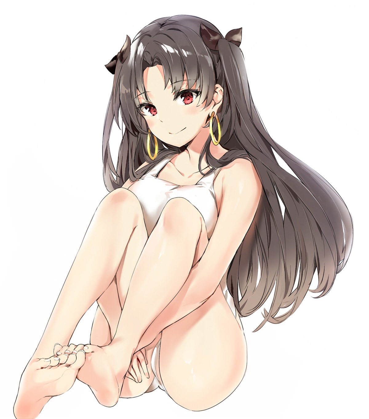 ass fate/grand_order feet ishtar_(fate/grand_order) silver_(chenwen) swimsuits toosaka_rin