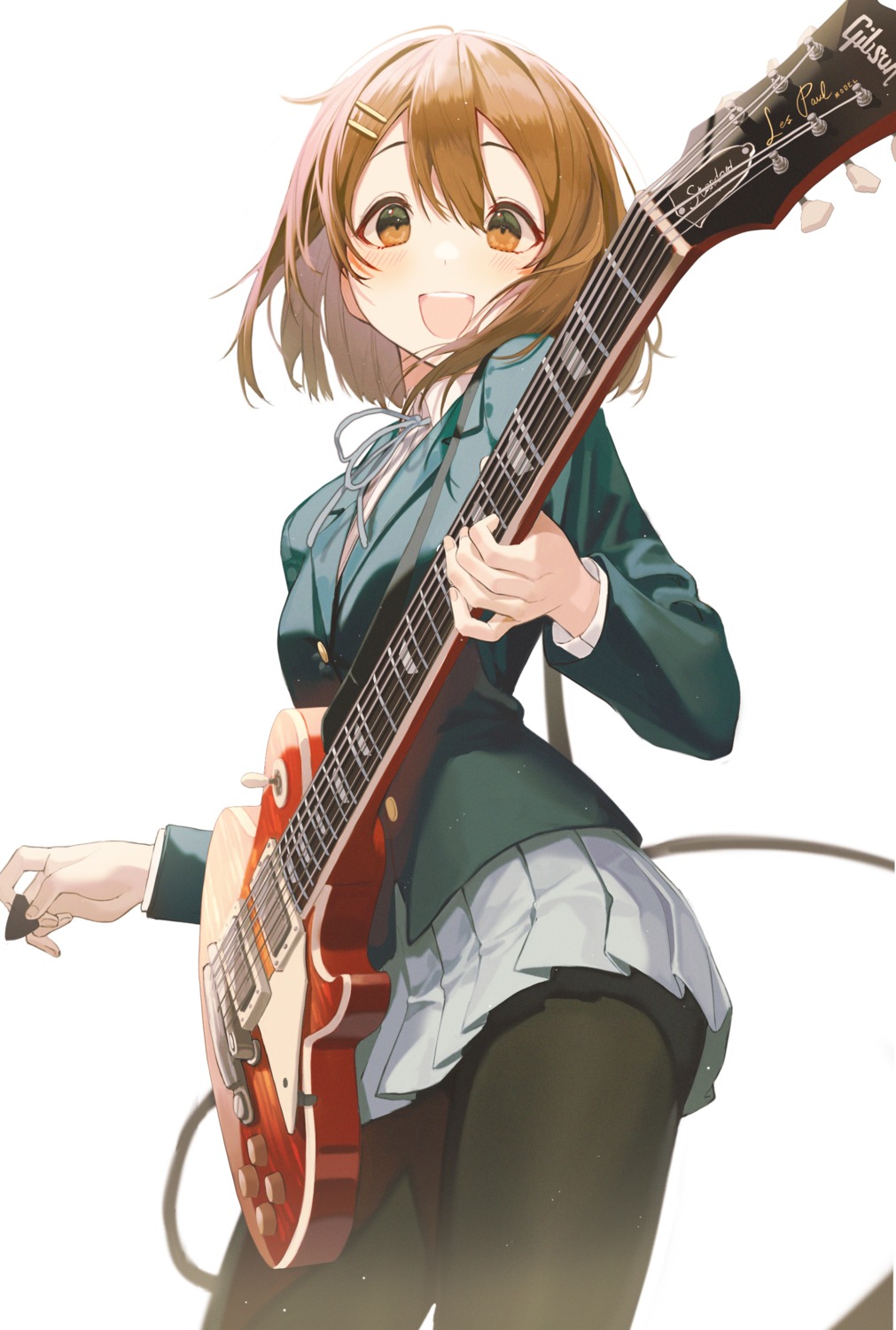 guitar hirasawa_yui k-on! pantyhose pro-p seifuku